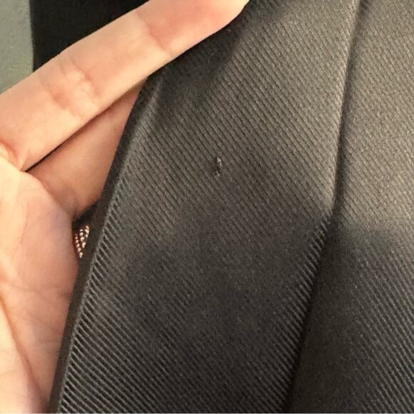 The Row Ydara Satin Blouse size US 2 Glossy Black Wrapped Neckline - Picture 6 of 14